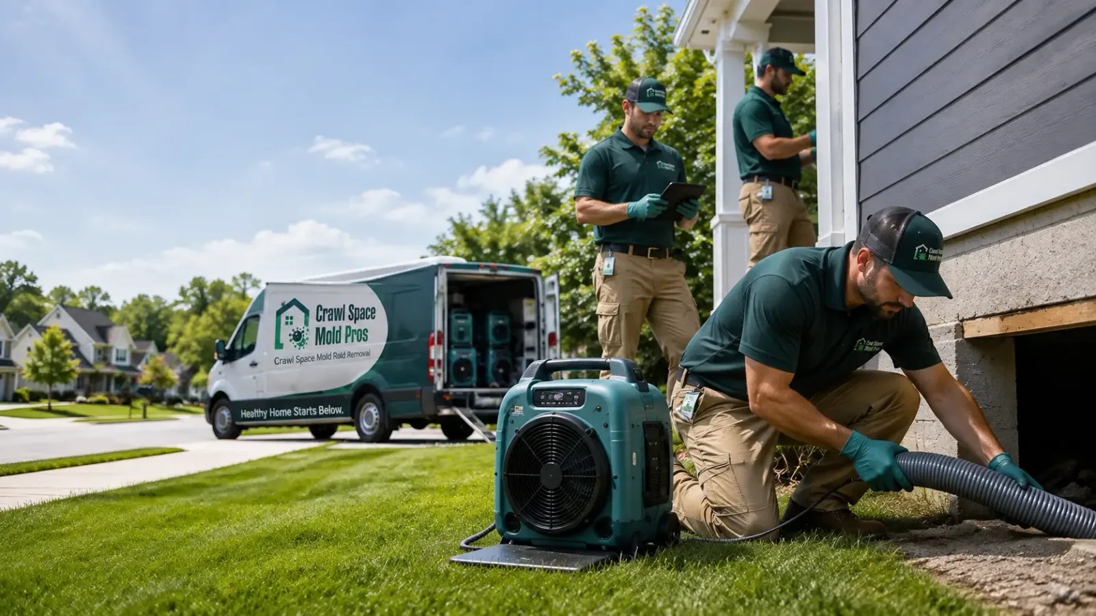 Crawl Space Mold Removal in Halethorpe, MD